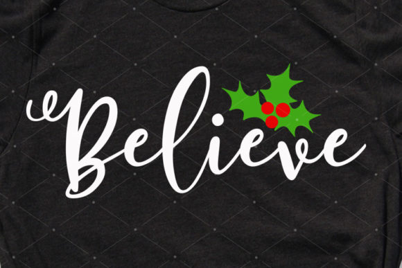 Believe Christmas Decor Illustrations for Festive Web Design