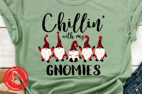 Chillin with My Gnomies Christmas Gnomes Illustrations