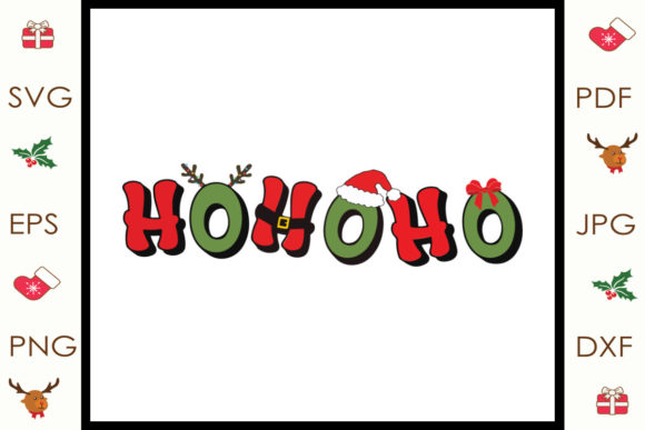 Christmas HoHoHo Svg Illustration Review