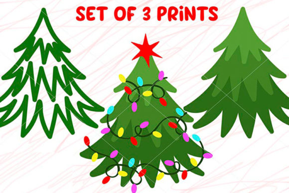Christmas Tree Bundle Lights Xmas Art Review