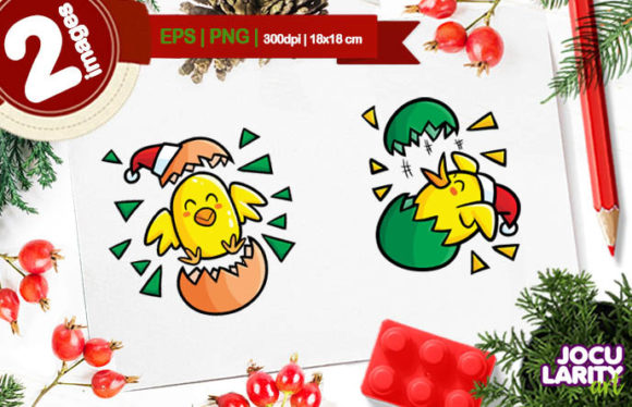 Cute Christmas Little Chicken Cartoon Review