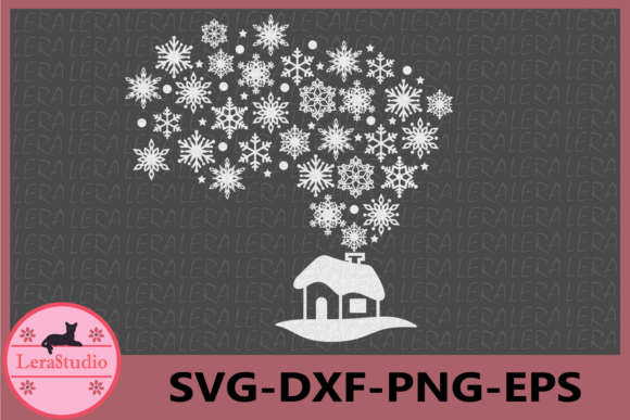 Merry Christmas, Snowflakes Illustration Review