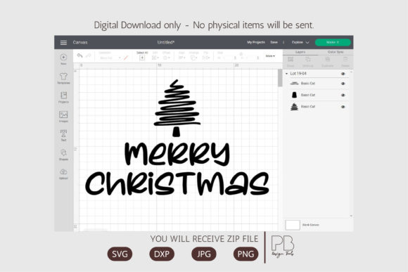 Merry Christmas SVG for Website & Editorial Use